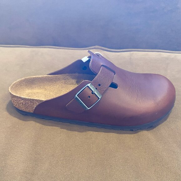 Birkenstock - Boston Leather Vintage Wood Roast (NEW W/ TAGS)